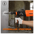 thumbnail image 4 of Rotomartillo electroneumático BLOOSOM Rh910 Naranja y Negro 800W, 4 of 4