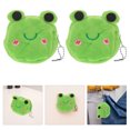 thumbnail image 6 of HONMEET 2pcs Cute Animal Plush Purses for Women with Zipper and Keychain, Mini Cartoon Bags for Travel, Shopping, Outdoor Use, 6 of 7