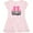 Ballerina Pink, variant on Inktastic Daddy's Little Cowgirl Girls Toddler Dress