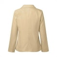 thumbnail image 5 of Gvdentm Women's Casual Blazers Open Front Long Sleeve Work Office Jackets Blazer Beige,S, 5 of 5