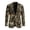 Camo Oak Wood Brown Leaf, variant on POLERO One Button Daily Blazer for Men Camo Oak Wood Brown Leaf Regular Fit Business Suit Jackets with 2 Pockets Open Front Tuxedo Jacket for Wedding,S