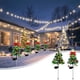 thumbnail image 1 of Luz Led Solar de Cuatro Colores para Árbol de Navidad, Ideal para Decoración Navideña En Exteriores, Patios, Jardines, Etc., 1 of 7