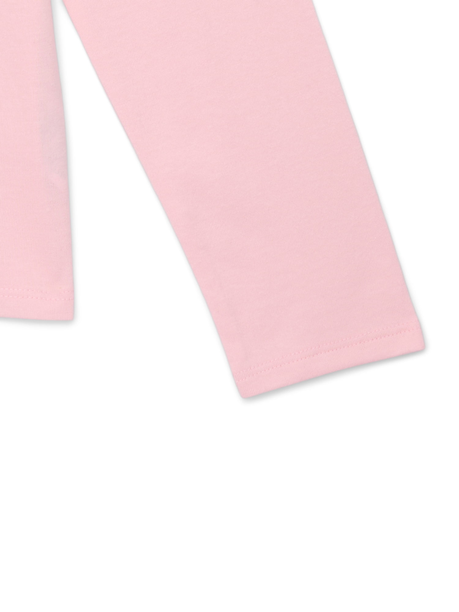 Wonder Nation Girls Embellished Tee with Long Sleeves, Sizes 4-18 & Plus