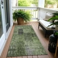 thumbnail image 6 of Addison Rugs Chantille Indoor/Outdoor Transitional Patchwork Olive Washable Runner Rug, 2'3" x 7'6", 6 of 6