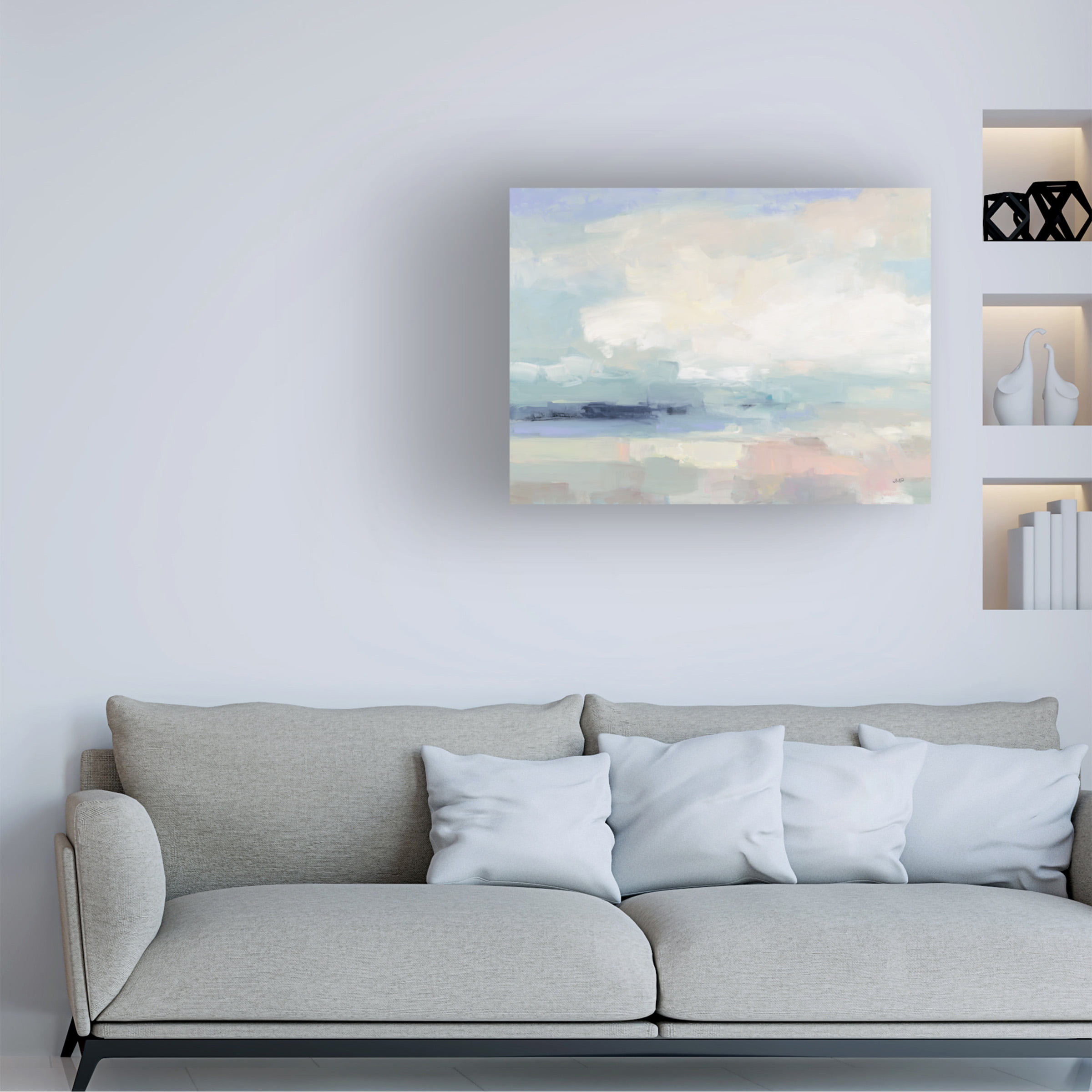 Julia Purinton 'Land Sky Water' Canvas Art