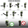 thumbnail image 2 of FrostHike Knee Sleeve,Compression Fit Support -for Joint Pain and Arthritis Relief, Improved Circulation Compression - Wear Anywhere - Single, 2 of 5
