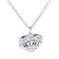 thumbnail image 2 of Carta Miembros de la familia Collar de corazón de diamante completo Accesorios de moda para mujer Wmkox8yi  sjalhkljlk1117, 2 of 5