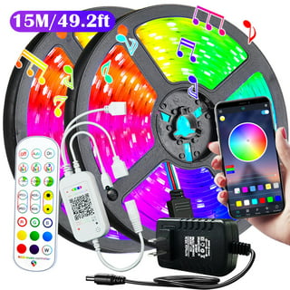Avatar Controls Multicolor Smart LED Light Strip 16.4ft with IR Remote