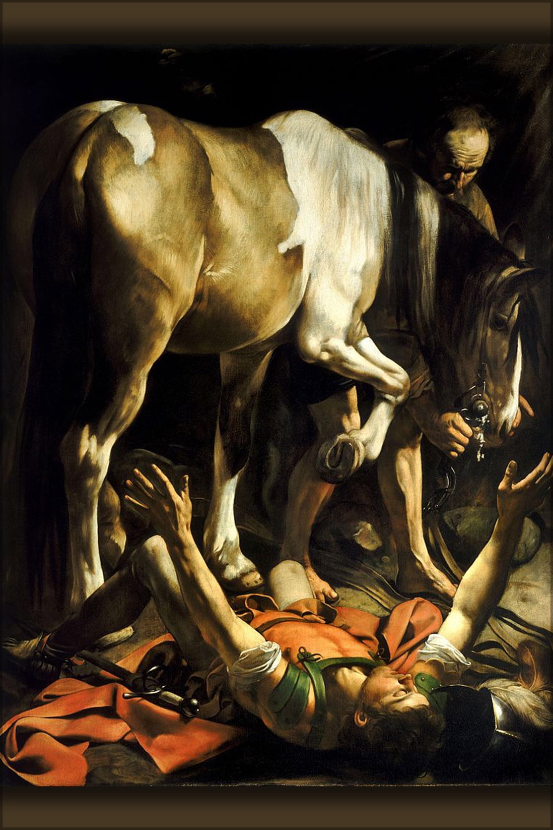 La Conversion De Saint Paul Analyse 24"x36" Gallery Poster, Conversion of saint paul on the Way to Damascus