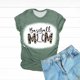 thumbnail image 5 of Mujeres Casual Béisbol Mamá Tie-dyed Impreso Manga corta Cuello redondo Pullover Blusa Camiseta Tops OAVQHLG3B Store lin121212, 5 of 5