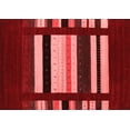 thumbnail image 1 of Ahgly Company Indoor Rectangle Abstract Red Contemporary Area Rugs, 3' x 5', 1 of 4