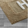 thumbnail image 6 of Jean Pierre "His" 21"x34" Cotton Bath Rug, Linen, 6 of 8