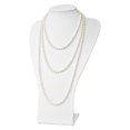 thumbnail image 2 of Collier Perle d'Eau Douce Semi-Rond Blanc 6-7mm 80 Pouces, 2 of 3