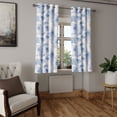 thumbnail image 2 of Ambesonne Floral Grommet Curtain, Chamomile Petal Pastel Bloom, 50"x60", Pale Ceil Blue and White, 2 of 5