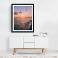 thumbnail image 2 of Florida Ocean Sunset - Santa Rosa Beach Florida Photography Sunset Seascape Ocean Waves Beach Coast Minimalist Black Framed Wall Art Print 9 x 12 inches, 2 of 3