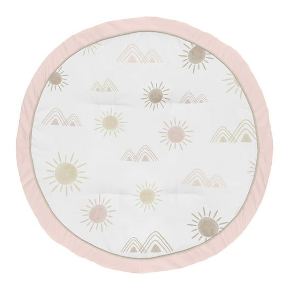 Sweet Jojo Designs Desert Sun Pink Mauve and Taupe Baby Play Mat