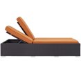 thumbnail image 5 of Convene Double Outdoor Patio Chaise - Espresso Orange, 5 of 6