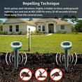 thumbnail image 6 of 8Pack Mole Repellent for Lawns, Gopher Repellent Ultrasonic Solar Powered Waterproof Vole Repellent Gopher Repellent for Garden and Yard-Round, 6 of 6