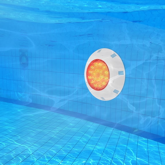 ChicHomey 54W ​​IP68 Waterproof RGB Pool Light,4200LM, PC ABS, Remote Control, for Swimming Pools & Water Parks​​