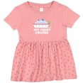 thumbnail image 3 of Inktastic My First Cruise with Cruise Ship and Palm Trees Girls Baby Dress, 3 of 5