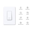 thumbnail image 2 of Interruptor de luz inteligente TP-Link Tapo S500, unipolar, blanco, paquete de 4, 2 of 6
