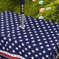 thumbnail image 6 of 4th of July Tablecloth with Umbrella Hole 60x84 Patriotic Table Cloths Waterproof American Flag Table Cloth for Outdoor Patio Table, 6 of 6