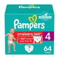 thumbnail image 1 of Pañales Pampers Cruisers 360 talla 4 9-14 kg 64 unidades, 1 of 9
