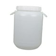 thumbnail image 4 of Cubo de polipropileno para almacenamiento de alimentos, organizador de alimentos, cubo de agua para alimento de pájaros, arroz, cafetería, restaurante 25 L Apertura redonda en L, 4 of 8