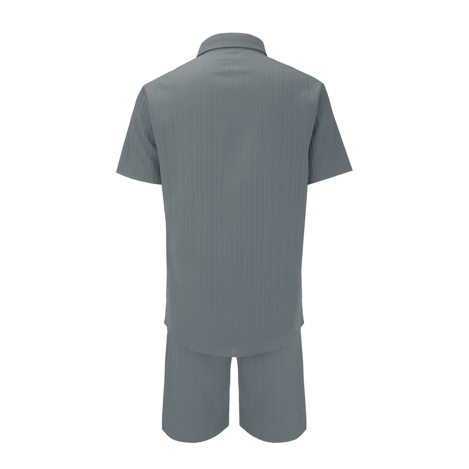 【2plan】MUSEE SUMMER WRINKLE SHIRT Uooqdmx Mens T-shirts Mens Shorts Summer Breathable Two
