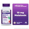 Natrol® Sleep Melatonin Fast Dissolve Tablets, Nighttime Sleep Aid, Strawberry Flavor, 10mg, 60 Ct