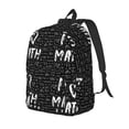 thumbnail image 1 of Easygdp I love Math Mochila de Lona Resistente para Laptop, Compatible con Laptops de 15 a 17 pulgadas, Ideal para Escuela, Trabajo y Viajes-Small, 1 of 5