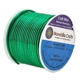 thumbnail image 2 of Mandala Crafts Anodized Aluminum Wire for Sculpting, Armature, Jewelry Making, Gem Metal Wrap, Garden, Colored and Soft, 1 Roll(12 Gauge, Kelly Green), 2 of 4