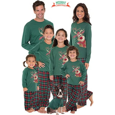 

Gueuusu Christmas Pajamas For Family - Family Christmas PJs Matching Sets