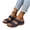 Dark Blue, variant on Walking Sandals Women Orthopedic Wedge Sandals for Women Summer Dressy 2026 Flat Open Toe Platform Sandals Casual Boho Slip on Sandals Beach Sandals Dress Shoes Comfortable Outdoor Shoes