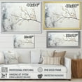 thumbnail image 4 of Designart "Monochrome Birch Serenity I" Tree Birch Floater Framed Canvas Prints, 4 of 5