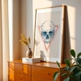 thumbnail image 3 of Skull In Triangles - Illustration Skull Geometric Modern Art Anatomy Gothic Line Art Unframed Wall Art Print 5 x 7 inches, 3 of 60