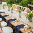 thumbnail image 3 of Navy Blue Gold Cloth Napkins, Abstract Line Art Troditional Ink Painting Washable and Reusable Dinner Napkins Set of 4, Table Napkin for Kitchen Party Birthday Wedding Hotel Housewarming 20"x20", 3 of 8