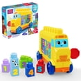 thumbnail image 1 of MEGA BLOKS First Builders Build & Count Bus Block Toy (45 Pieces) for Toddler, 1 of 6
