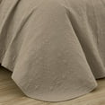 thumbnail image 6 of Chezmoi Collection Luca 3-Piece Oversized Bedspread Set, King Size, Taupe, Summer Quilt Lightweight Microfiber Bedspread 118 x 106, Floral Medallion Pattern Coverlet for All Season, 6 of 9