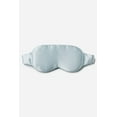 thumbnail image 2 of Fishers Finery 25 Momme 100% Organic Mulberry Silk 3D Sleep Eye Mask - Zero Eye Pressure Blackout Blindfold (Misty Blue), 2 of 5