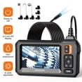 thumbnail image 2 of Industrial Endoscope, 8mm  Digital Borescope Inspection Camera 4.3 Inch IPS LCD Screen IP67 Waterproof Snake Camera With 8 LED Lights, 1/5/10m Semi-Rigid Cable, Auto Repair Plumbing House, 2 of 5