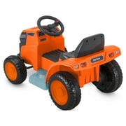 Mow & Go Lawn Mower Toy, 6-Volt Ride-On Toy by Kid Trax, ages 18 - 30 months, orange