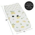 thumbnail image 4 of Sweet Jojo Designs Lemon Yellow White and Green Changing Pad Cover, 4 of 6