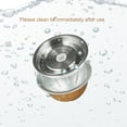 thumbnail image 3 of Refillable Coffee Pods, Reusable Capsule Kit Environmentally Friendly with Scoop and Brush for Vertuo Coffee Machine, 3 of 7