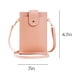 thumbnail image 3 of Bolso bandolera SHENGXINY para mujer, con pantalla táctil, bandolera para teléfono móvil con correa para el hombro, funda tipo cartera con ventana transparente para teléfonos de hasta 6.7 pulgadas,, 3 of 8