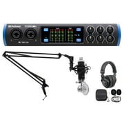 1-Person Podcast Podcasting Recording Bundle w/STUDIO 68C Interface+ Mic+Boom