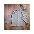 thumbnail image 3 of Dewadbow Toddler Baby Boys Girls Knitted Sweater Cardigan Coat Long Sleeve Tops, 3 of 6