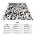 thumbnail image 3 of Pofeuu Leopard And Zebra Print Ultra-Soft Micro Fleece Blanket,for Bed Or Sofa,All Season Throw Blankets Flannel Blanket-60"x50", 3 of 7