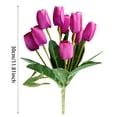 thumbnail image 3 of Xinwennn Single Flower Flower Decoration Flower 9 Head Flower Bouquet Silk Flower Bouquet Artificial Hanging Flowers Outdoor, 3 of 8