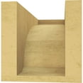thumbnail image 4 of 5"W x 10"D x 5"H Wide Legacy Rough Cedar Woodgrain TimberThane Corbel, Primed Tan, 4 of 6